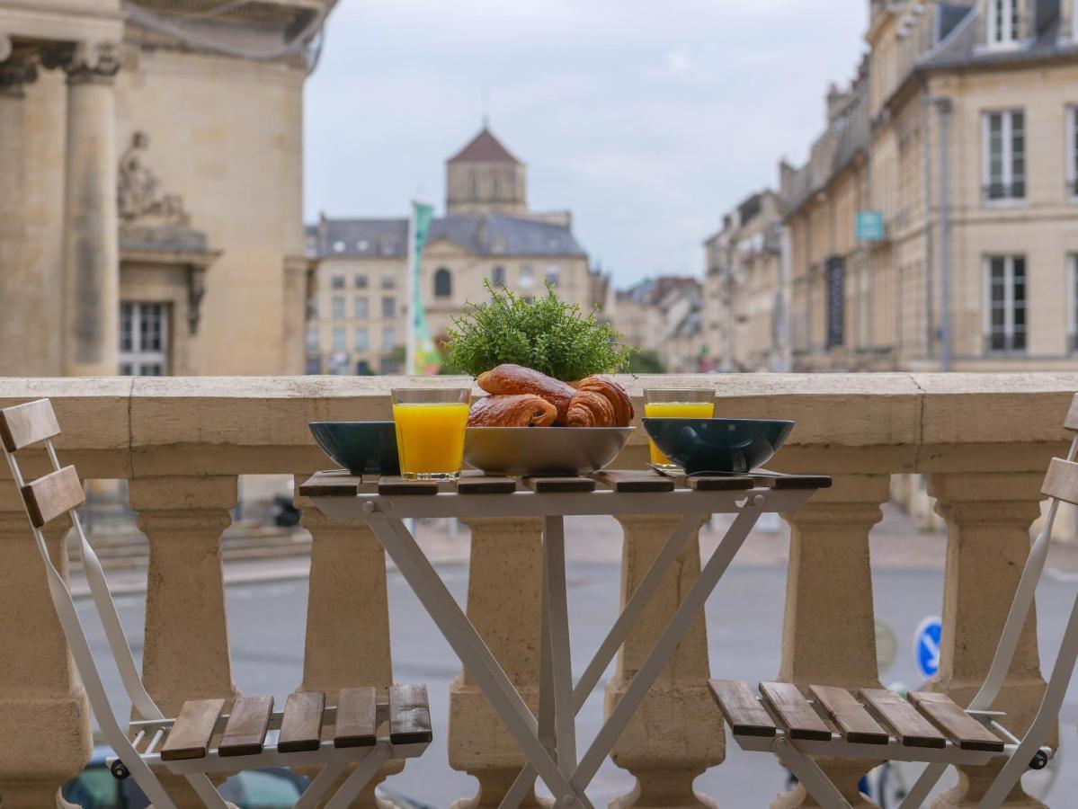 Studio rénové avec terrasse et vue unique ! Caen Extérieur photo